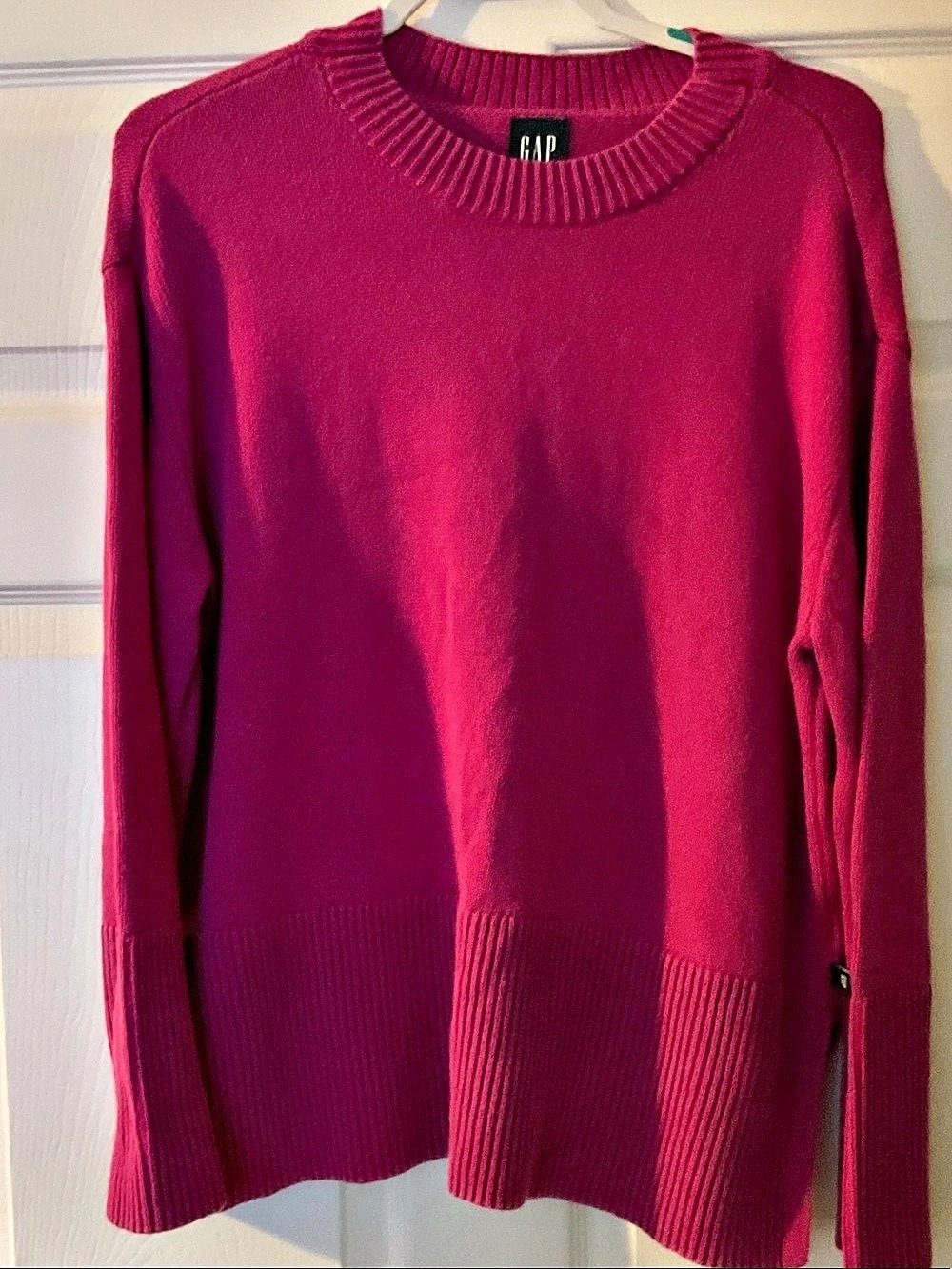 Gap Cotton Crewneck Sweater in Pink Like New